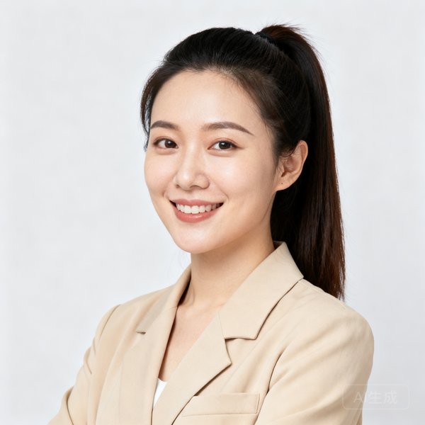 雷竞技运营副总裁苏婉头像，资深社区运营专家，扎高马尾，身穿米色商务休闲装，微笑亲切